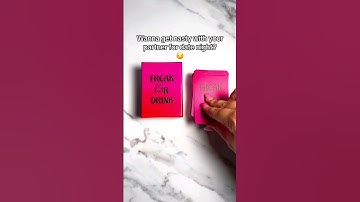 The ultimate couples drinking game designed to get you Drunk, wild & freaky 💦🙈 #freakordrink