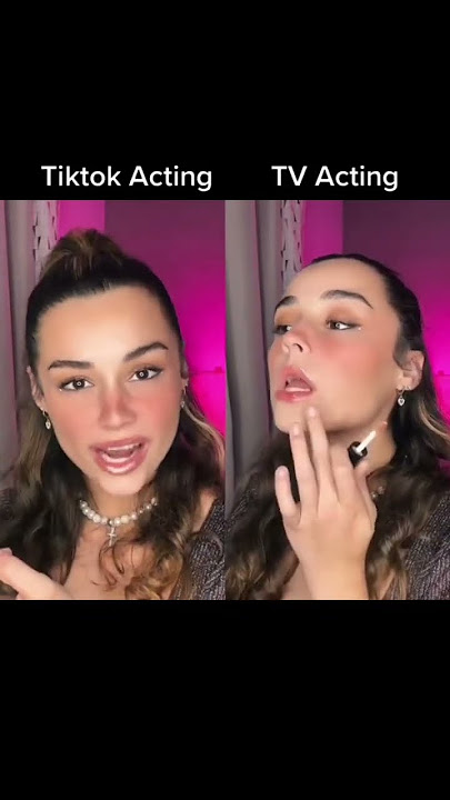 which do you prefer? 1 or 2? #acting #tvacting #audition #tiktokacting #twosides #regina #meangirls