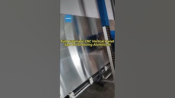 Full Automatic CNC Vertical Panel Saw Machine For Aluminum Plate Grooving