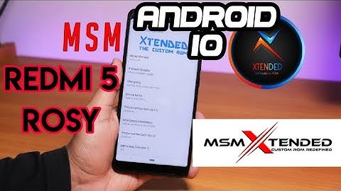 Install Xtended Android 10 in Redmi 5 | REDMI 5 ANDROID 10 | ANDROID 10 FOR REDMI DEVICES | TC