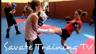 Séance d'entraînement club (SAVATE boxe française)