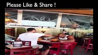 Wladimir Klitschko vs Shannon Briggs brawl in restaurant