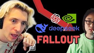 Big Tech in panic mode... Did DeepSeek R1 just pop the AI bubble? | xQc Reacts with Chat