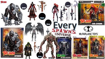 ***see newer video*** Every McFarlane Toys Spawn Universe Comparison List Action Figures