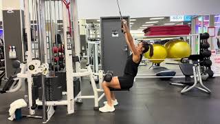 Pronated Wide Paused Lat Pulldowns