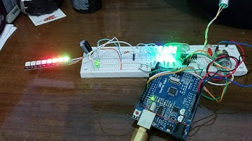 VU ws2812+ Shift Register_Arduino