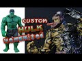 Custom Hulk Venomized con base de Hulk!! Statue with epoxy putty | Estatuilla con masilla epoxi