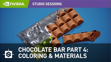 Design a 3D Chocolate Bar - Part 4: Coloring & Materials | Substance Designer w/ Daniel Thiger