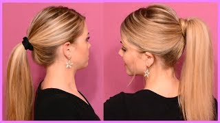 How to: The Perfect Ponytail Hairstyle . Everyday Hair Hacks