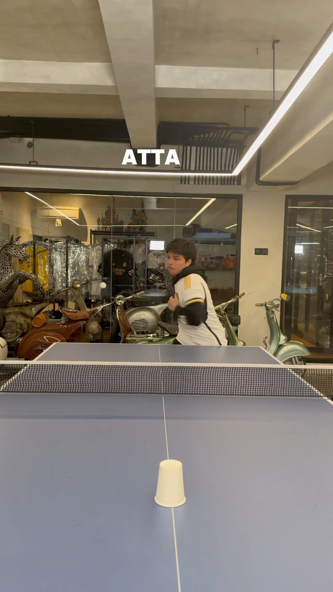 Challenge shot ping-pong?