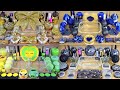BEST of COLLECTION SLIME(3) golden,🧡 BLUE,💙yellow💛, black, 🖤%100Satisfying Slime Video city