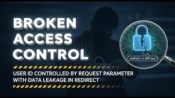 Broken Access Control: User ID Controlled by Request Parameter (Data Leakage in Redirect)