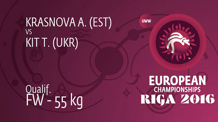 Qual. FW - 55 kg: T. KIT (UKR) df. A. KRASNOVA (ES...