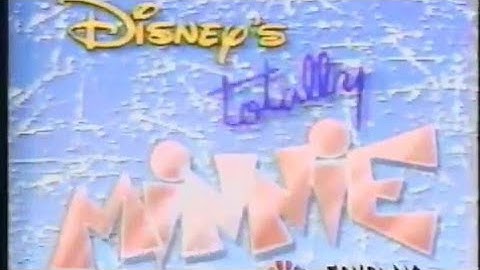 Totally Minnie promo 1988 