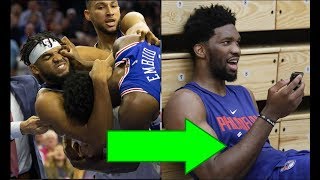 Joel Embiid &quot;Tweeting After On-Court Beef&quot; Compilation
