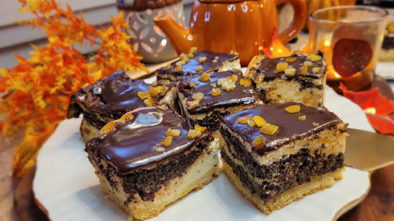 Puszyste ciasto rozpływające się w ustach z makiem i serem