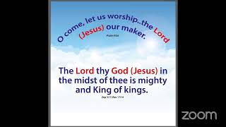 Online Bible Study on Book of Revelation on 03rd March 2021