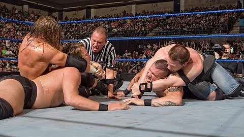 Triple H vs Randy Orton vs John Cena vs JBL Backlash 2008 Highlights