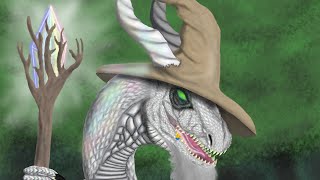 Gandalf White Dragon Mage Wizard - Digital Art
