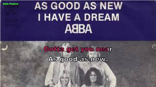 Abba -  As good as new (Instrumental, BV, Lyrics, Karaoke)