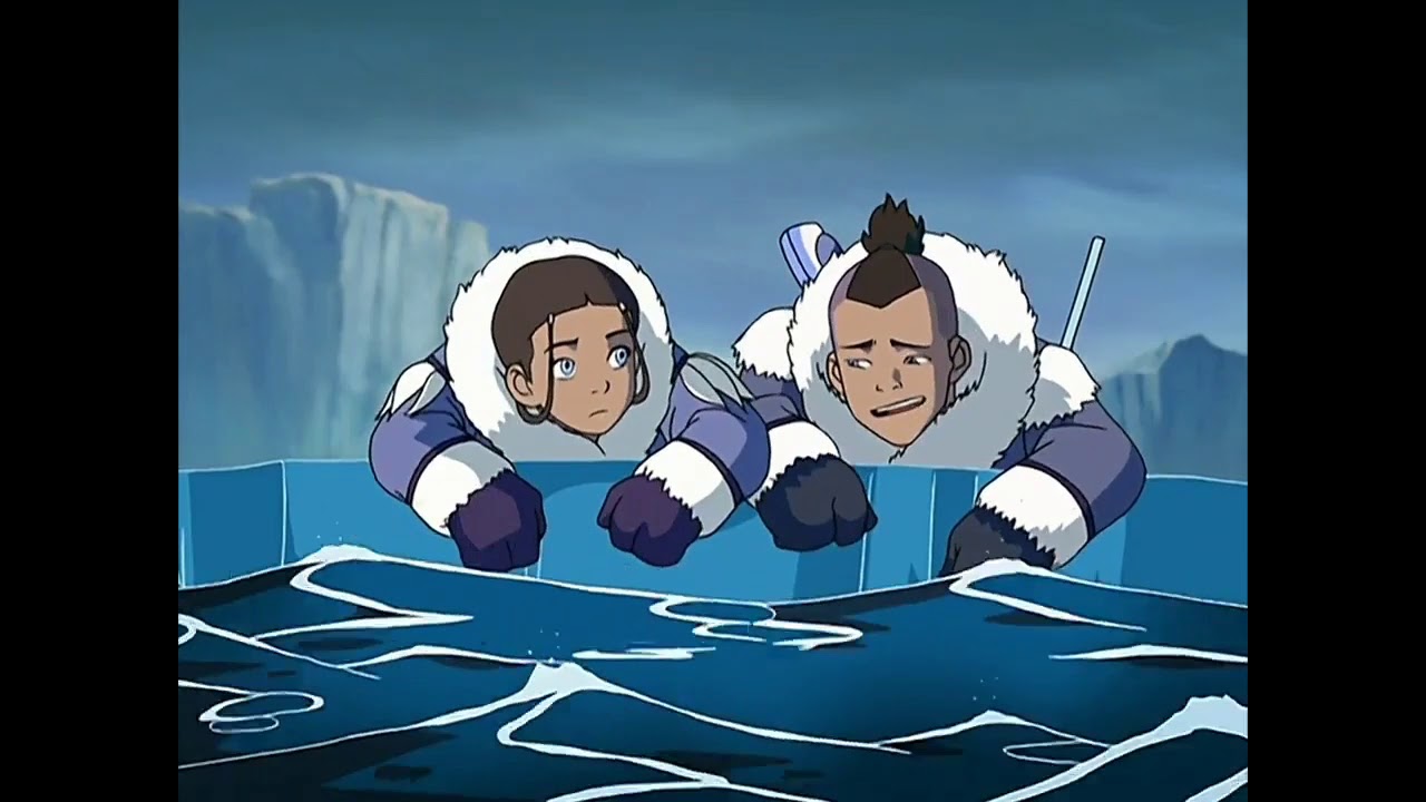 Aang and Katara Meet For The First Time!! (HD) Full Scene YouTube