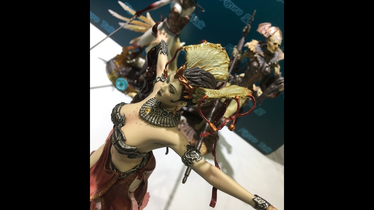 TOYSTV S9 E10「原形畢露」Pure Art Sideshow Court of the Dead PVC Statues: Gethsemoni, Kier, Xiall Preview