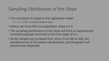Regression Slope Simulation