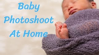 Baby First Photoshoot at 2 Weeks Old At Home (Video Journal 1)