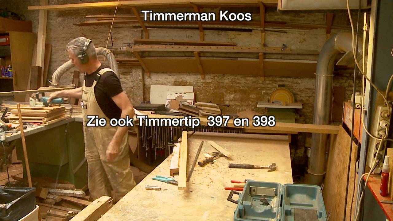 Timmertip 399 Ondiepe sponningen voorzien van tochtprofiel.