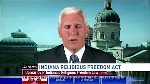 Indiana lawmakers try to quiet firestorm surrounding controversial 'religious freedom' law