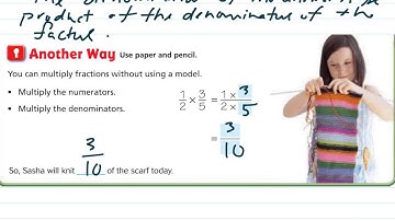 Lesson 7.6 Multiply Fractions