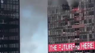 🔥 World Trade Center on Fire in Brussels 🏤