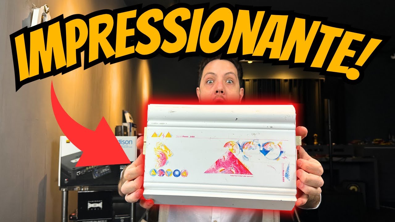 Precision Power A404.2 アンプ Those who know, respect! Precision Power A404 Art Series - YouTube