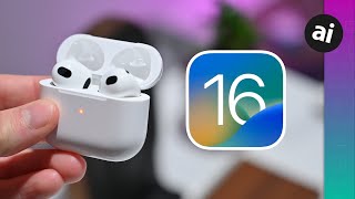 AirPods New Features in iOS 16! Personalized Spatial Audio!?