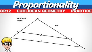 Grade 12 Proportionality Theorem: #2