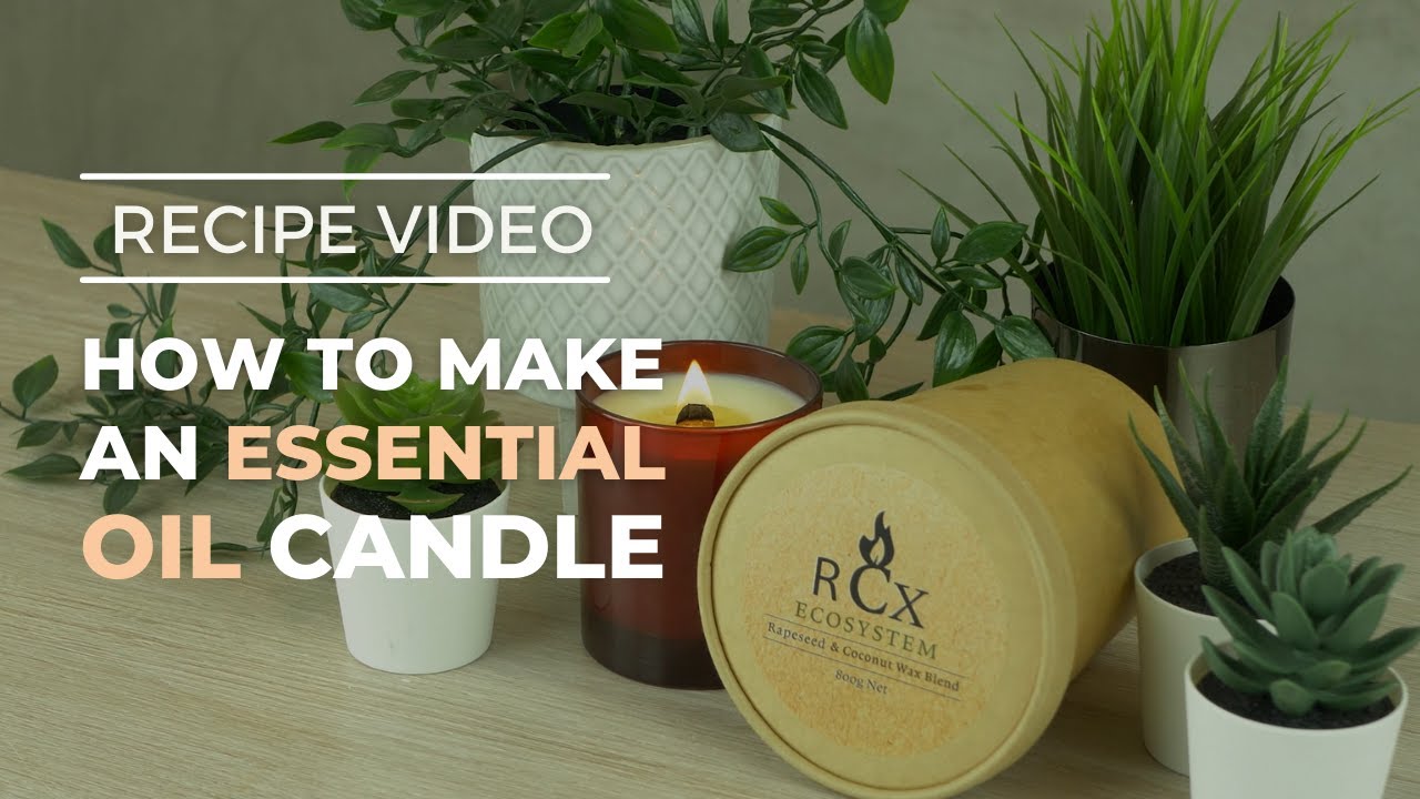 How to Make Essential Oil Candles - Aromatherapy Essential Oil