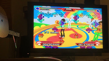 DDR Hottest Party - Here I Go Again (Difficult Battle Free Play Mode)