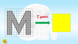 M -Tangram.  【Fun Math, 6th grade – 5】