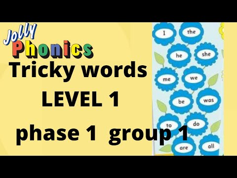Video: Hvad er jolly phonics vanskelige ord?