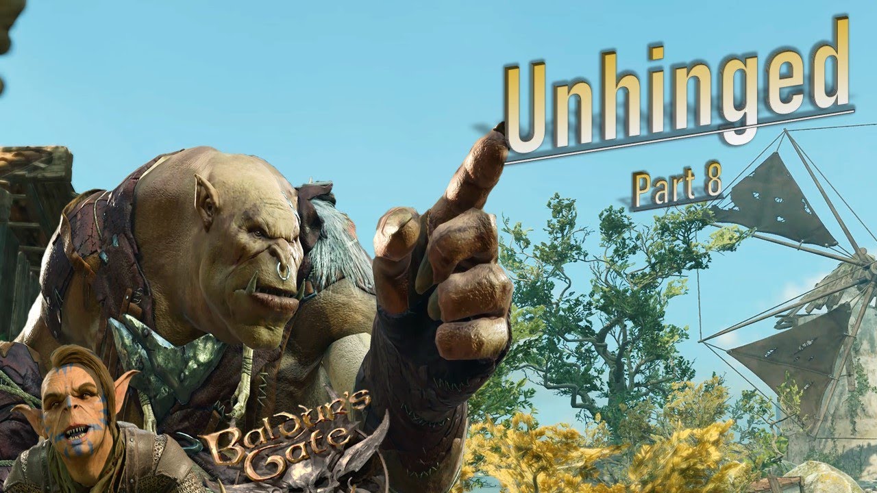 Baldur's Gate 3 Unhinged Part 8 Yeeting gnomes and reading tweets