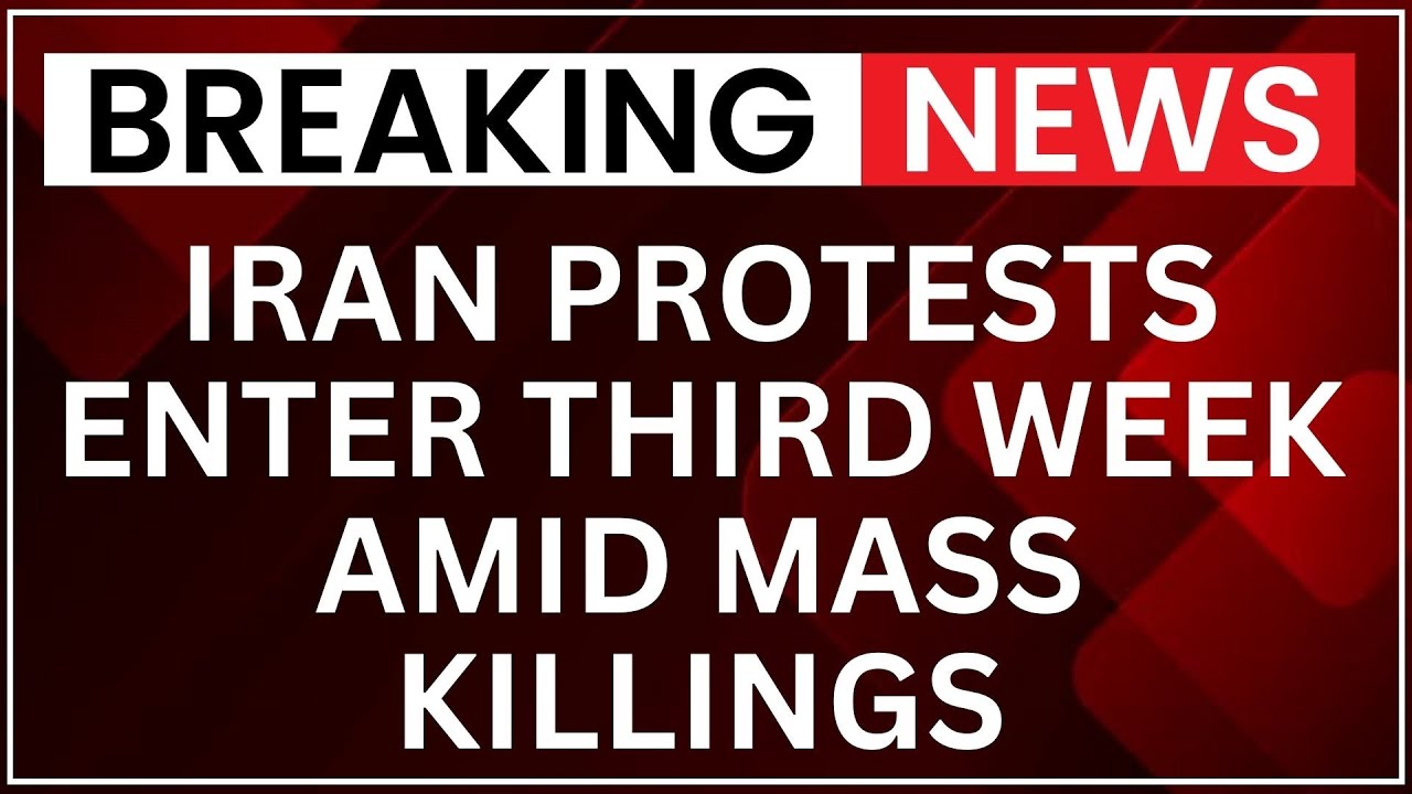 Iran Protests: Iran Protests Enter Third Week Amid Mass Killings And Calls For Regime Change