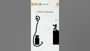 Draw 2 Save Boy shoot banana gun ||Level 221|| #shorts #tiktok #androidgames #minecraft #sakura