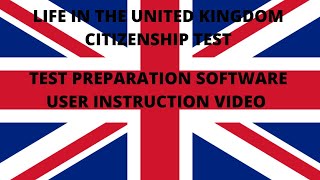 Life in the UK Citizenship Test: Preparation Software Instruction Video screenshot 1