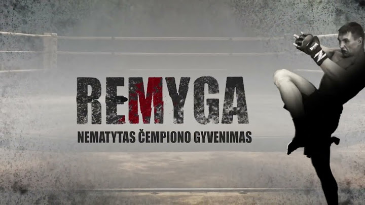 Serialas "REMYGA. Nematytas čempiono gyvenimas". TRAILERIS