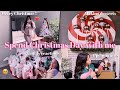 VLOG: ♡ Spend Christmas Day with me (making Christmas desserts, opening gifts, &amp; family reactions)