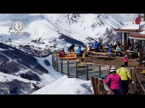 Ski Track in Popular Tourist Resort of Limone Piemonte in Italy