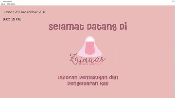 1  Demo Program Pemasukan Dan Pengeluaran Kas Dengan Visual Basic 6