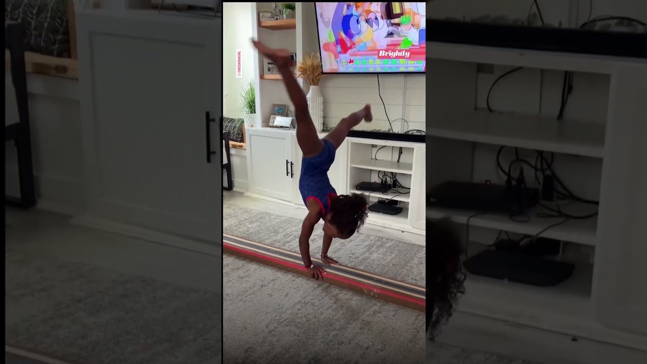 Watch This 5 Year Old Gymnast S Moves Inspired By Team USA
