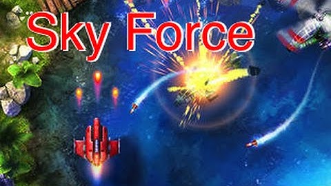 Sky Force 2014: Stage 1 Insane - Walkthrough on iPad
