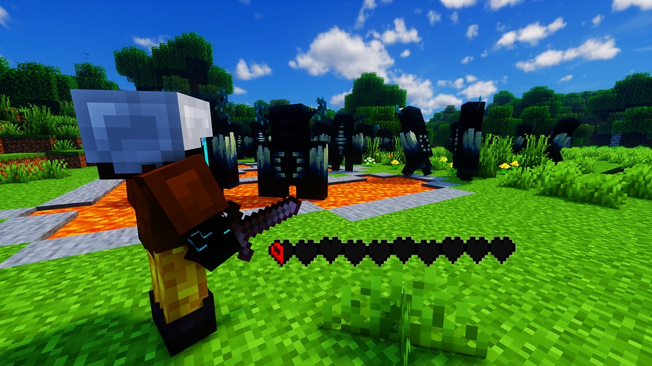 4 Minecraft SpeedRunners vs Wardens...